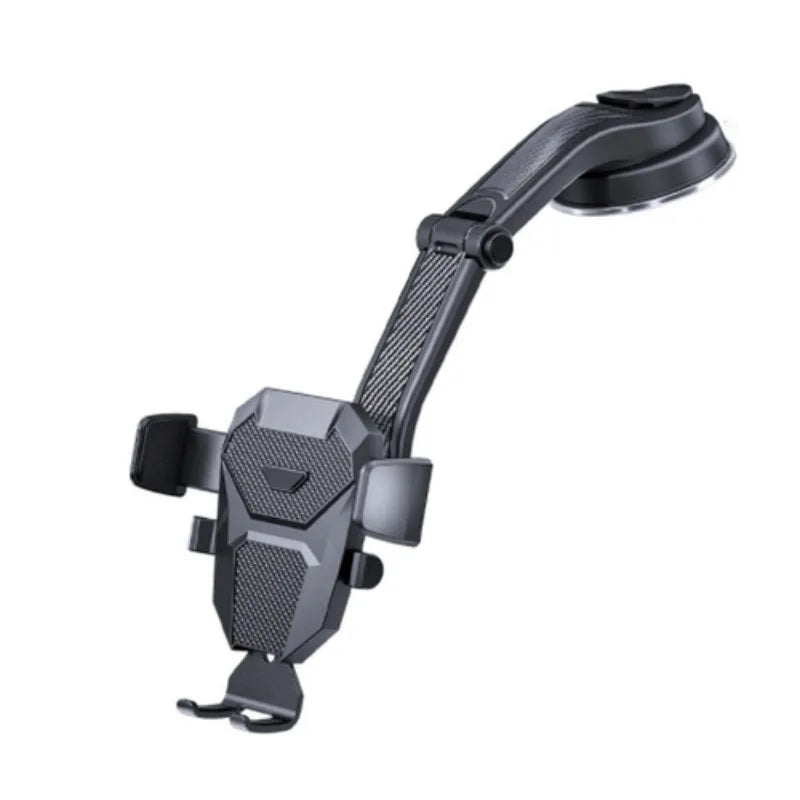 Soporte de Auto para Celular con Ventosa – Ajustable para GPS, iPhone y Android