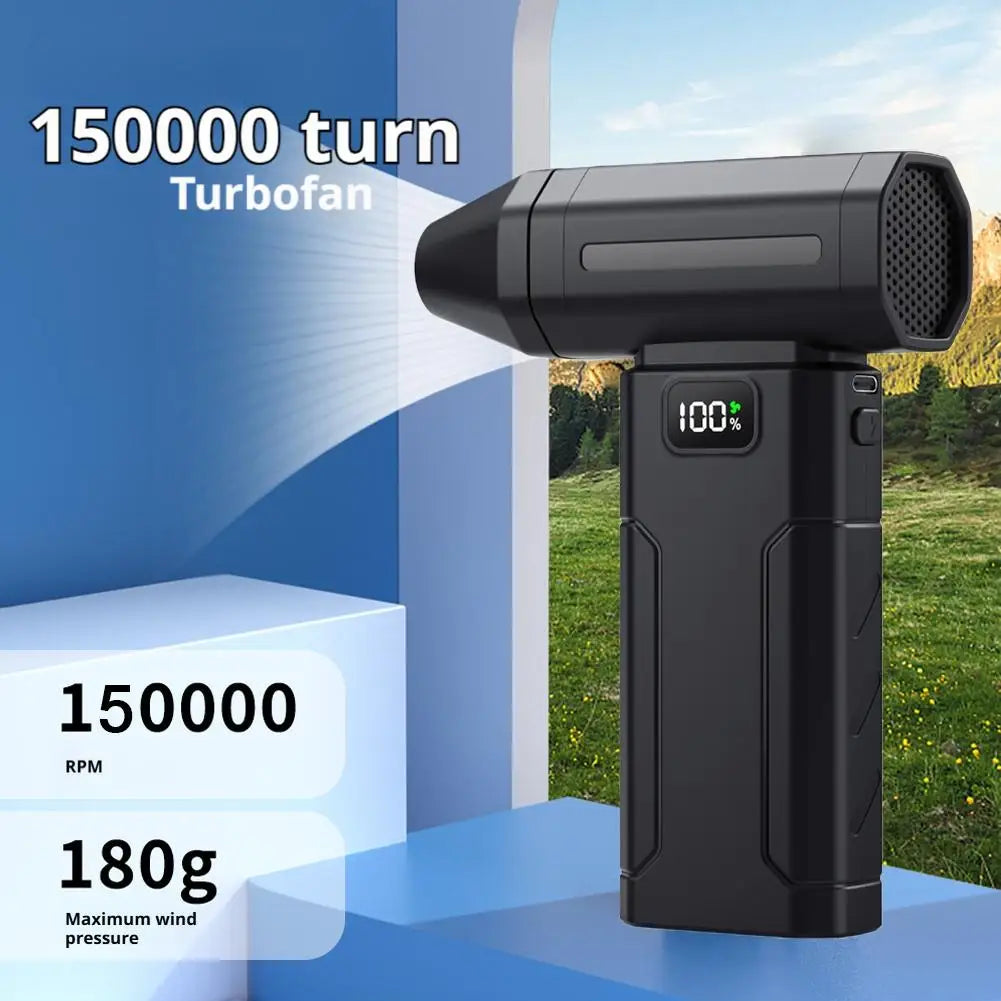 X8 Turbo Jet Fan 150000RPM Brushless – Soplador de Aire Portátil Ultra Potente