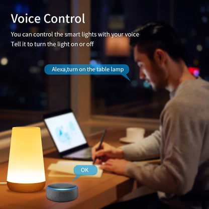 Lámpara Smart WiFi Tuya RGB – Dimmable, Control por App y Voz Compatible Alexa y Google Home