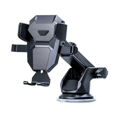 Soporte de Auto para Celular con Ventosa – Ajustable para GPS, iPhone y Android